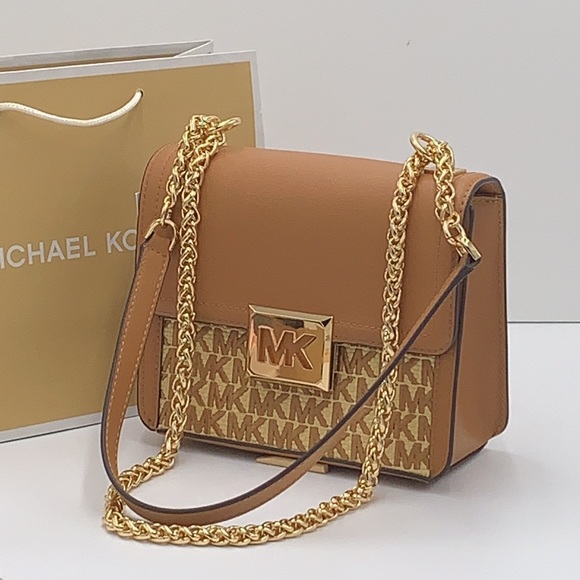 MICHAEL KORS SONIA SMALL SQUARE SHOULDER XBODY - Picture 7 of 16